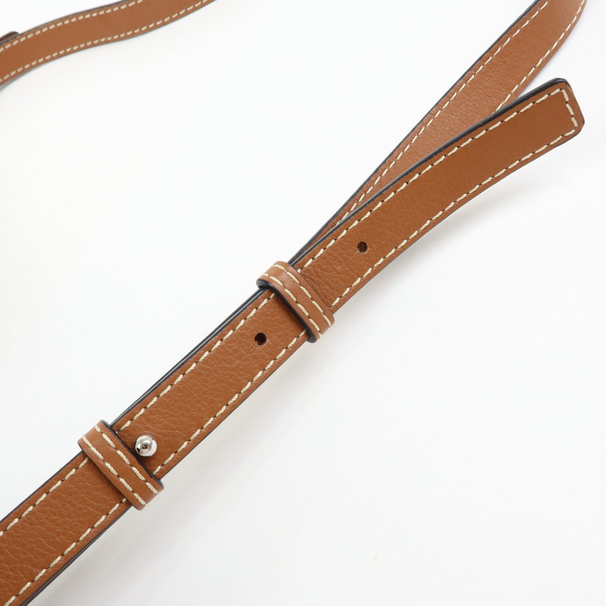 Loewe Hammock Leather and Canvas, Brown, Leather, Handbag