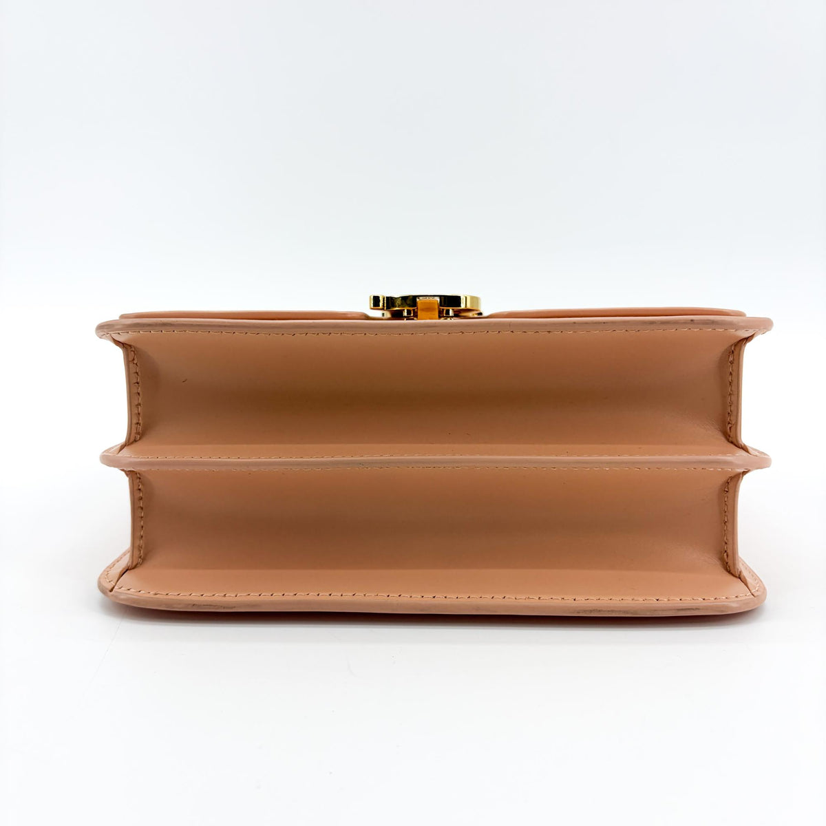 Burberry TB Shoulder Bag Leather, Beige, Leather, Shoulder Bag