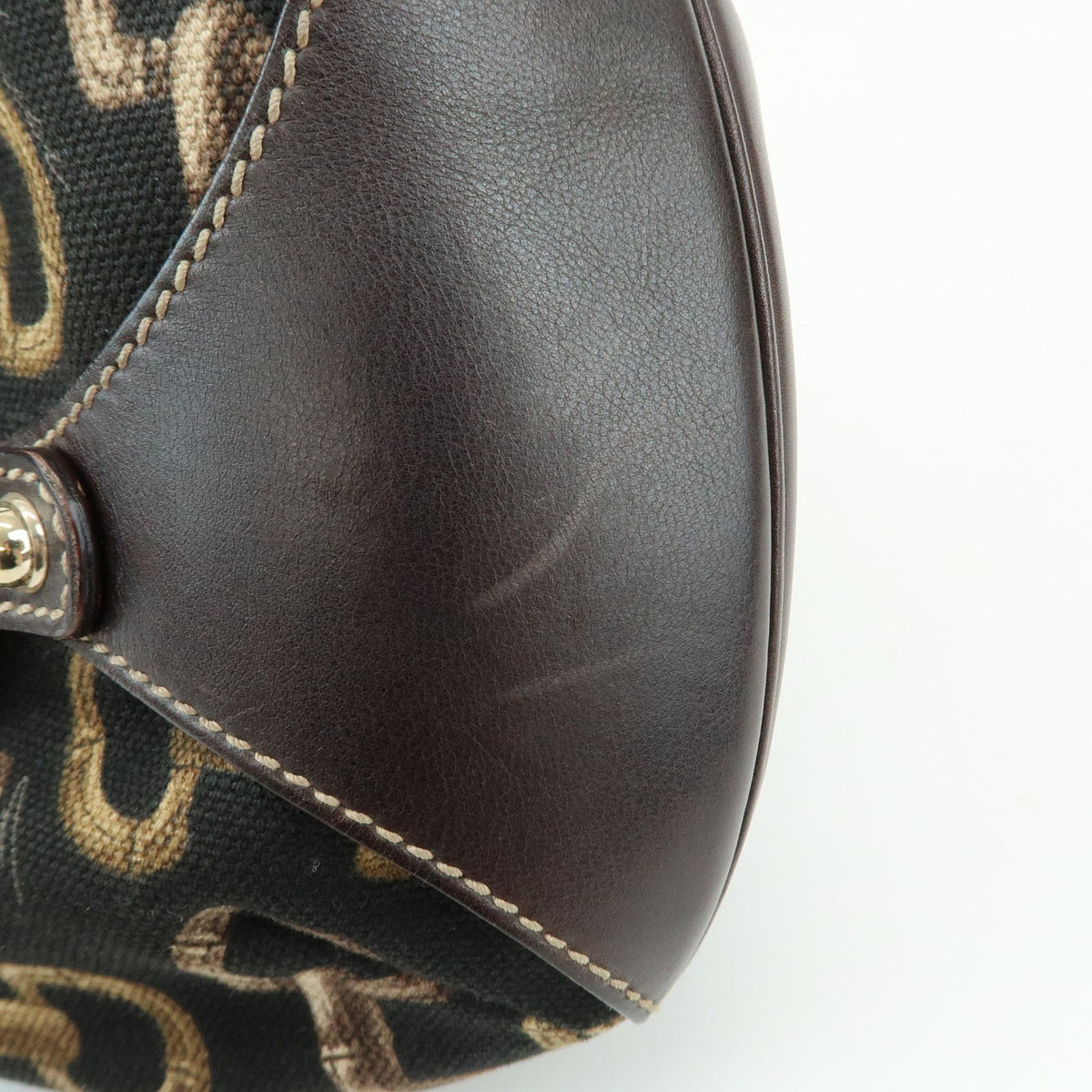 Gucci Horsebit GG Canvas and Leather, Brown, Canvas, Tote Bag