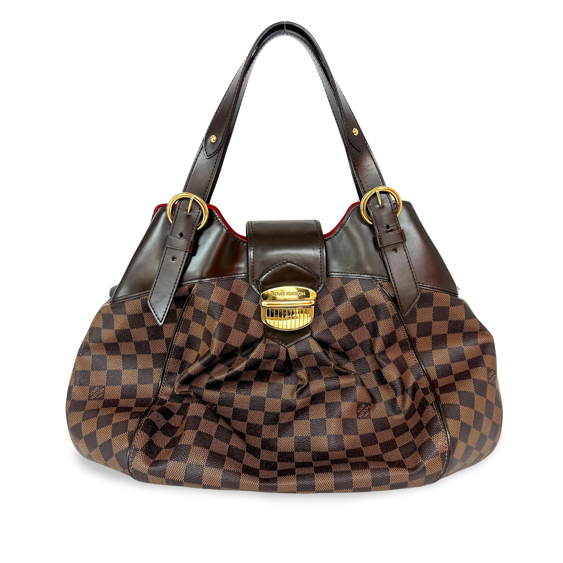 Louis Vuitton Trevi Handbag Damier, BROWN, CANVAS, Handbag