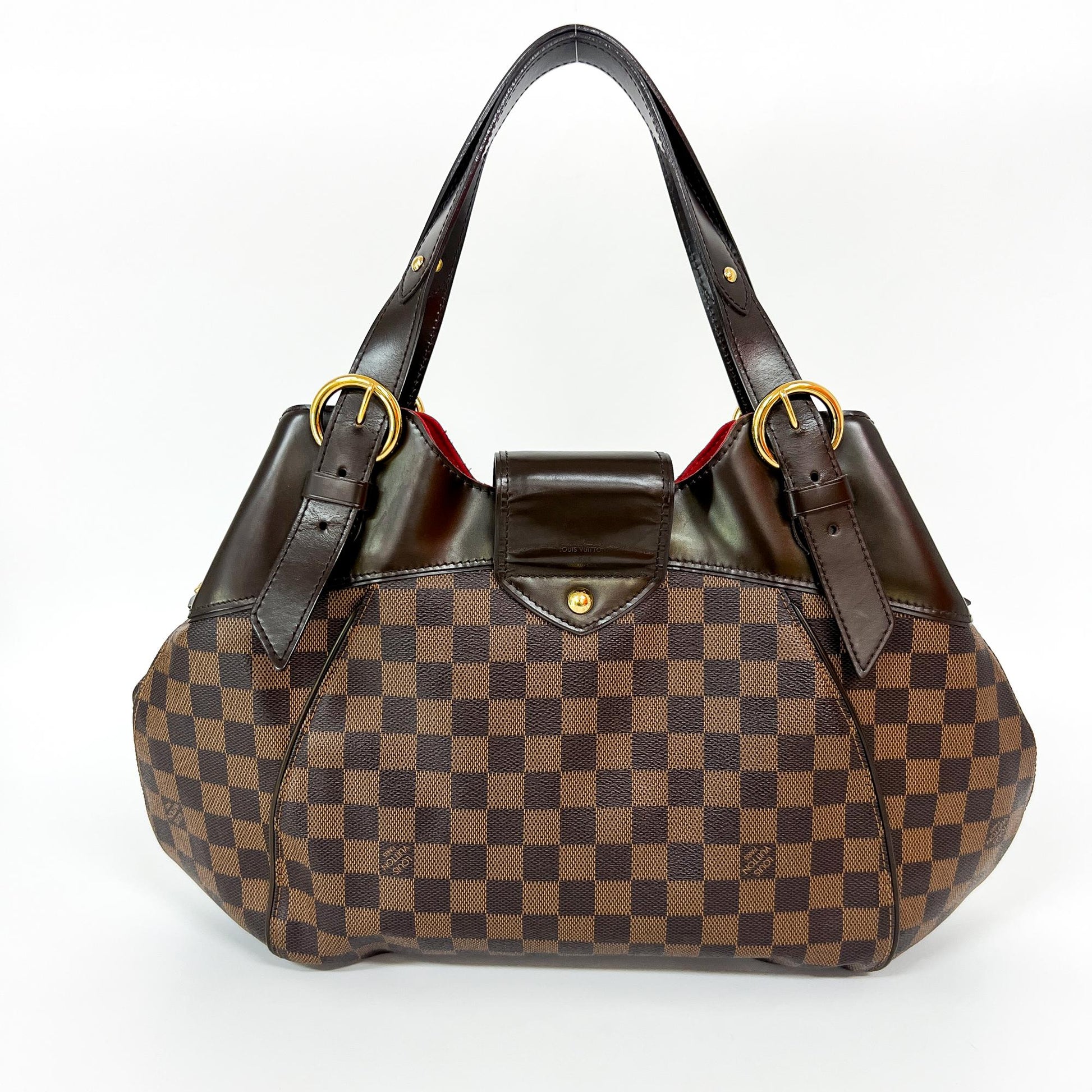 Louis Vuitton Trevi Handbag Damier, BROWN, CANVAS, Handbag