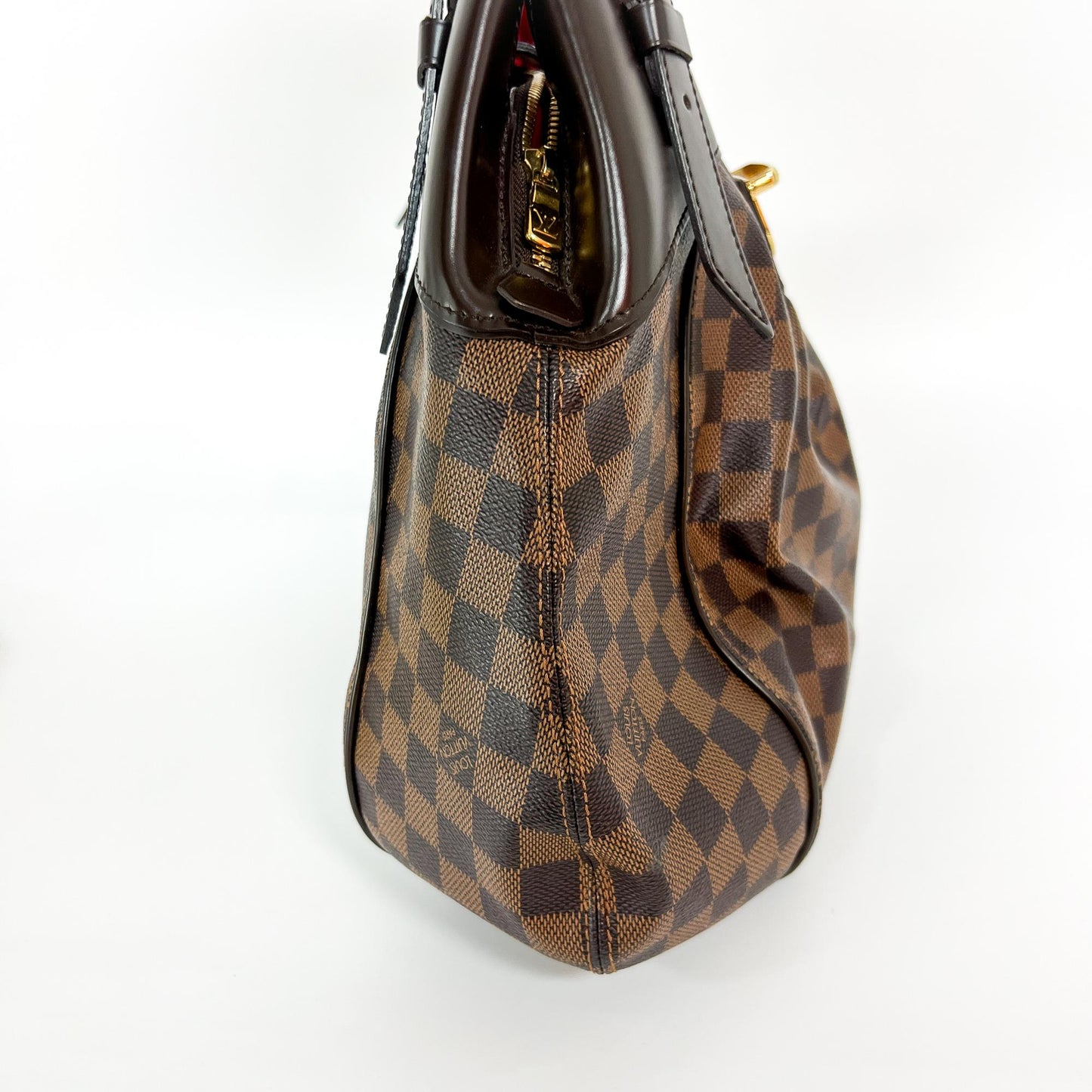 Louis Vuitton Trevi Handbag Damier, BROWN, CANVAS, Handbag