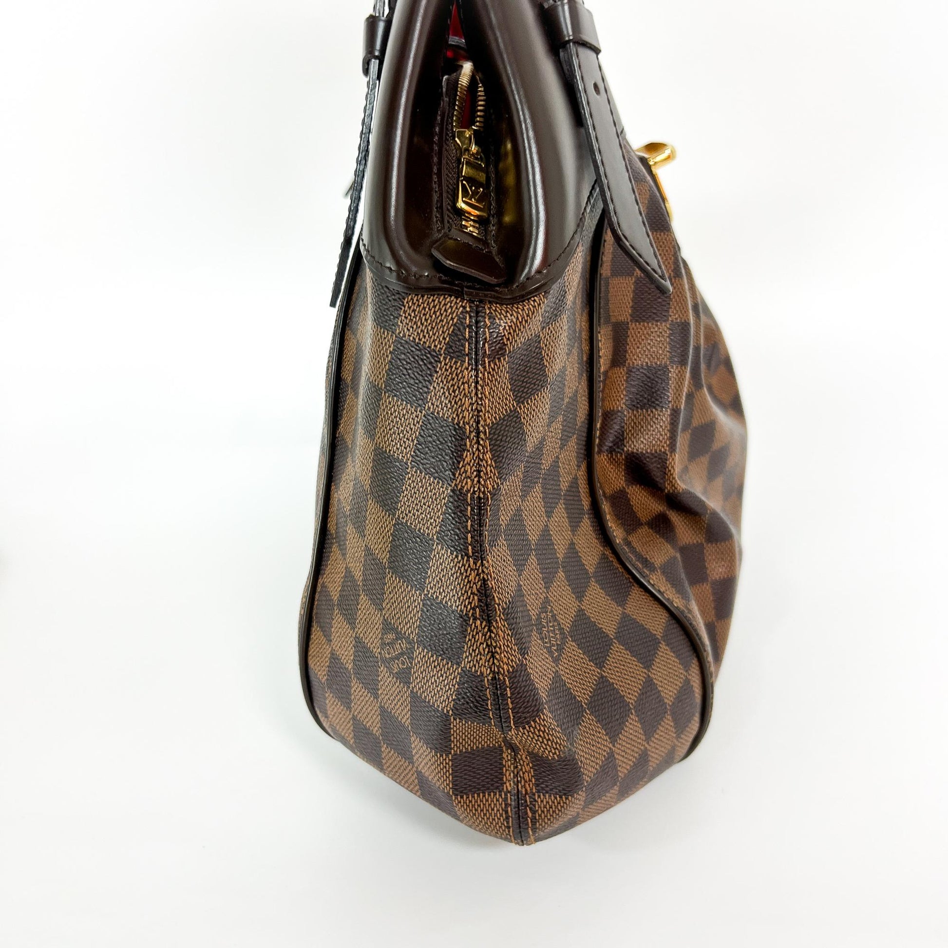 Louis Vuitton Trevi Handbag Damier, BROWN, CANVAS, Handbag