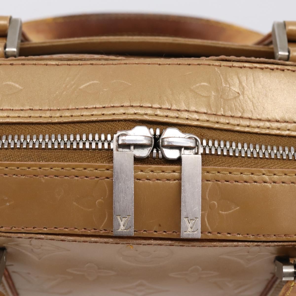 Louis Vuitton Mat Shelton Monogram Vernis, Brown, Patent Leather, Handbag