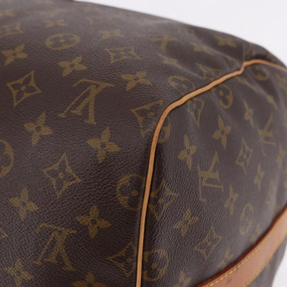 Louis Vuitton Keepall Bandoulière Monogram, Brown, Canvas, Travel Bag