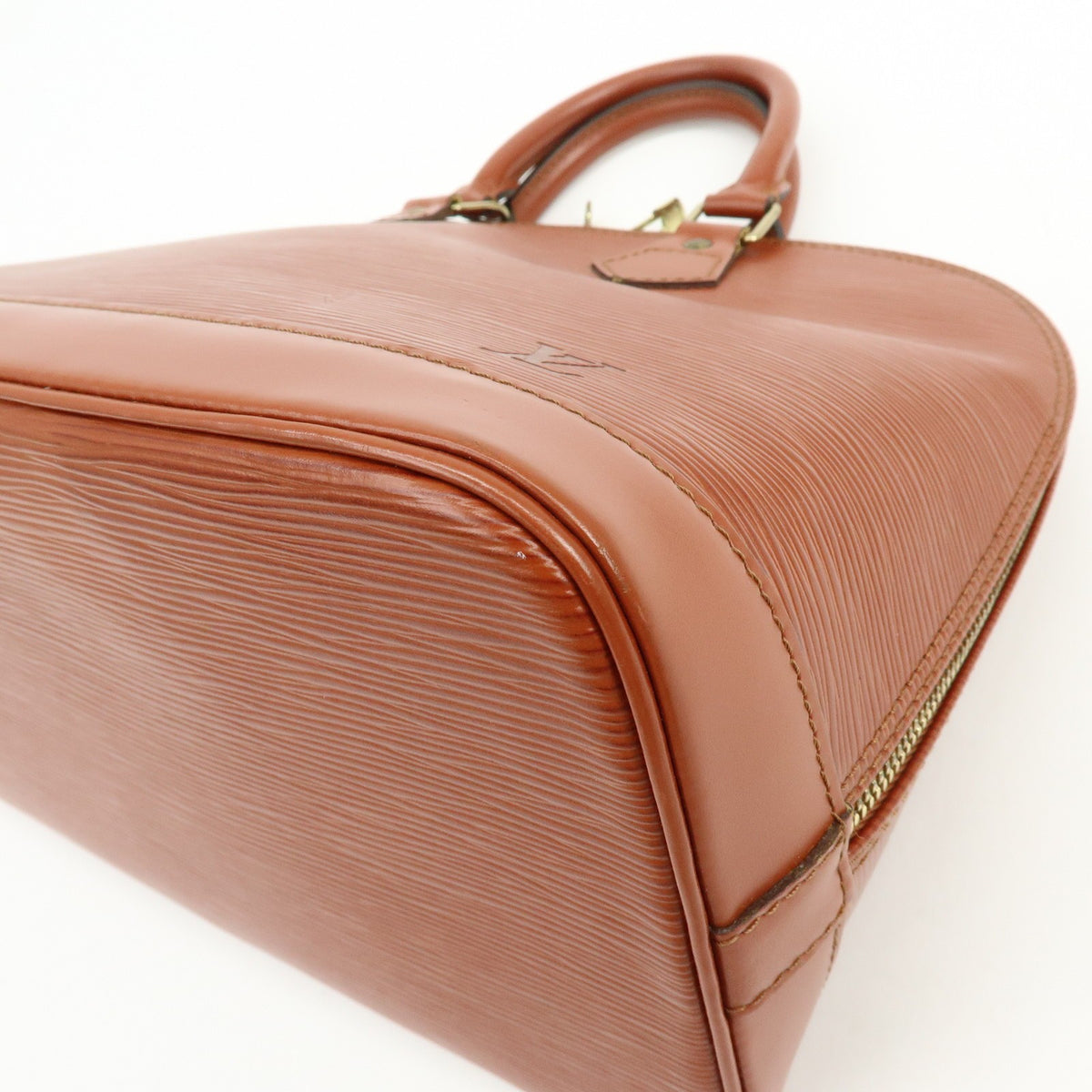 Louis Vuitton Alma Epi Leather, Brown, Leather, Handbag