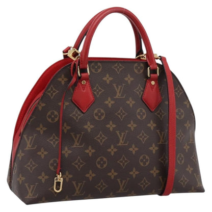 Louis Vuitton Alma BNB Monogram Canvas with Leather, Brown, Canvas, Handbag