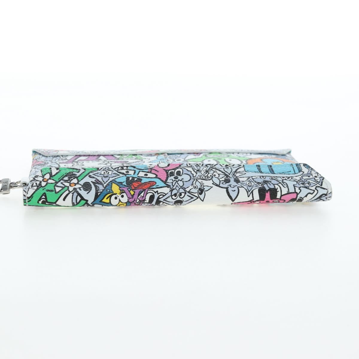Louis Vuitton Trio Envelope Pouch Set Limited Edition Monogram Comics Canvas, Multicolour, Canvas, Clutch