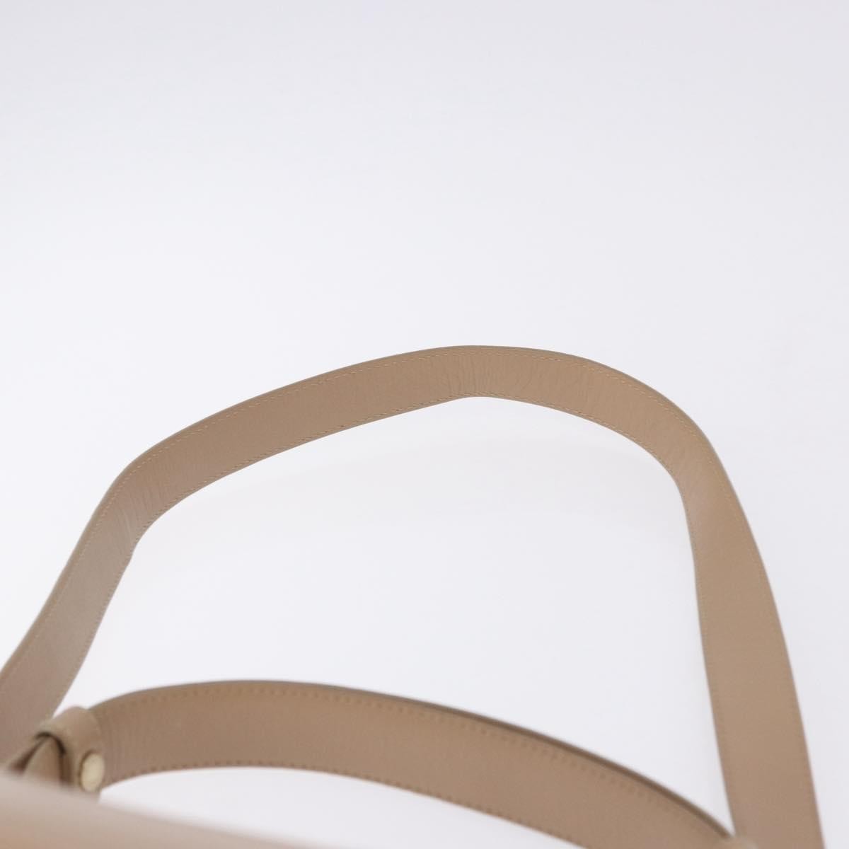 Bvlgari Isabella Rossellini Leather, Beige, Leather, Handbag