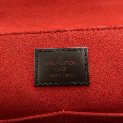 Louis Vuitton Bergamo Damier, Brown, Canvas, Handbag