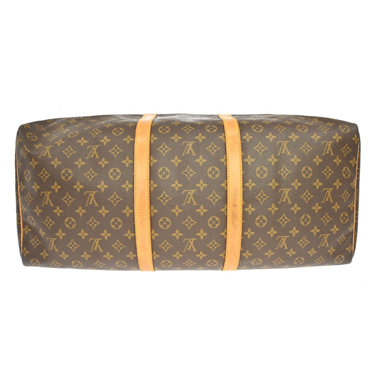 Louis Vuitton Keepall Monogram, Brown, Canvas, Travel Bag