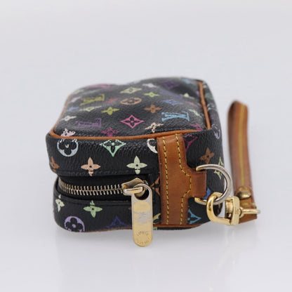 Louis Vuitton Wapity Trousse Monogram Multicolor, Black, Canvas, Clutch