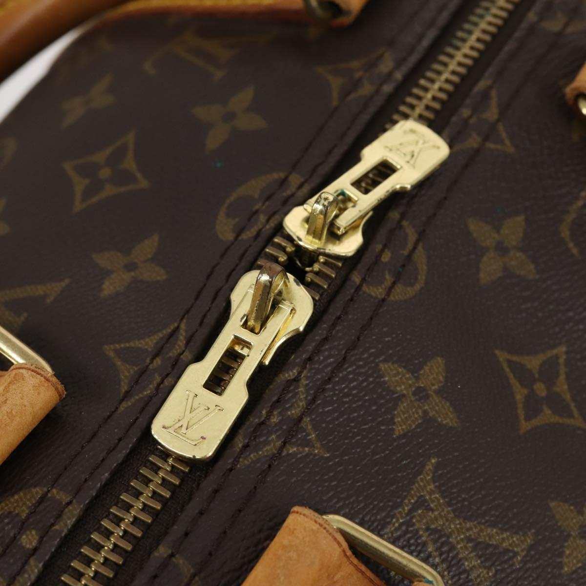 Louis Vuitton Keepall Bag Monogram Canvas, BROWN, CANVAS, Travel bag