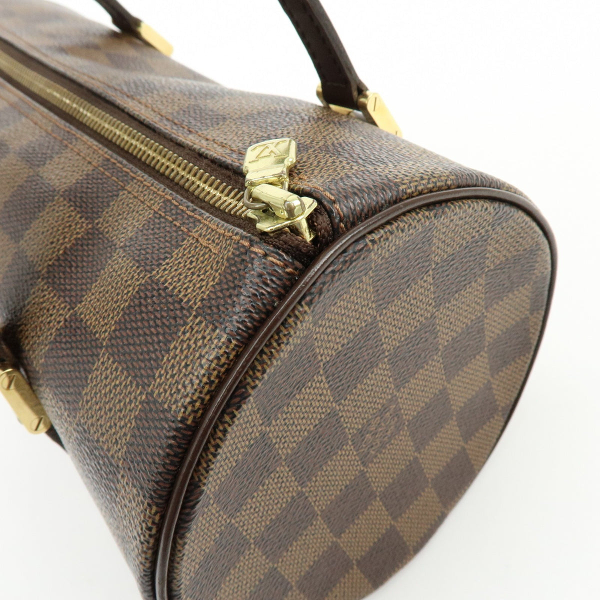 Louis Vuitton Papillon Damier, Brown, Canvas, Handbag