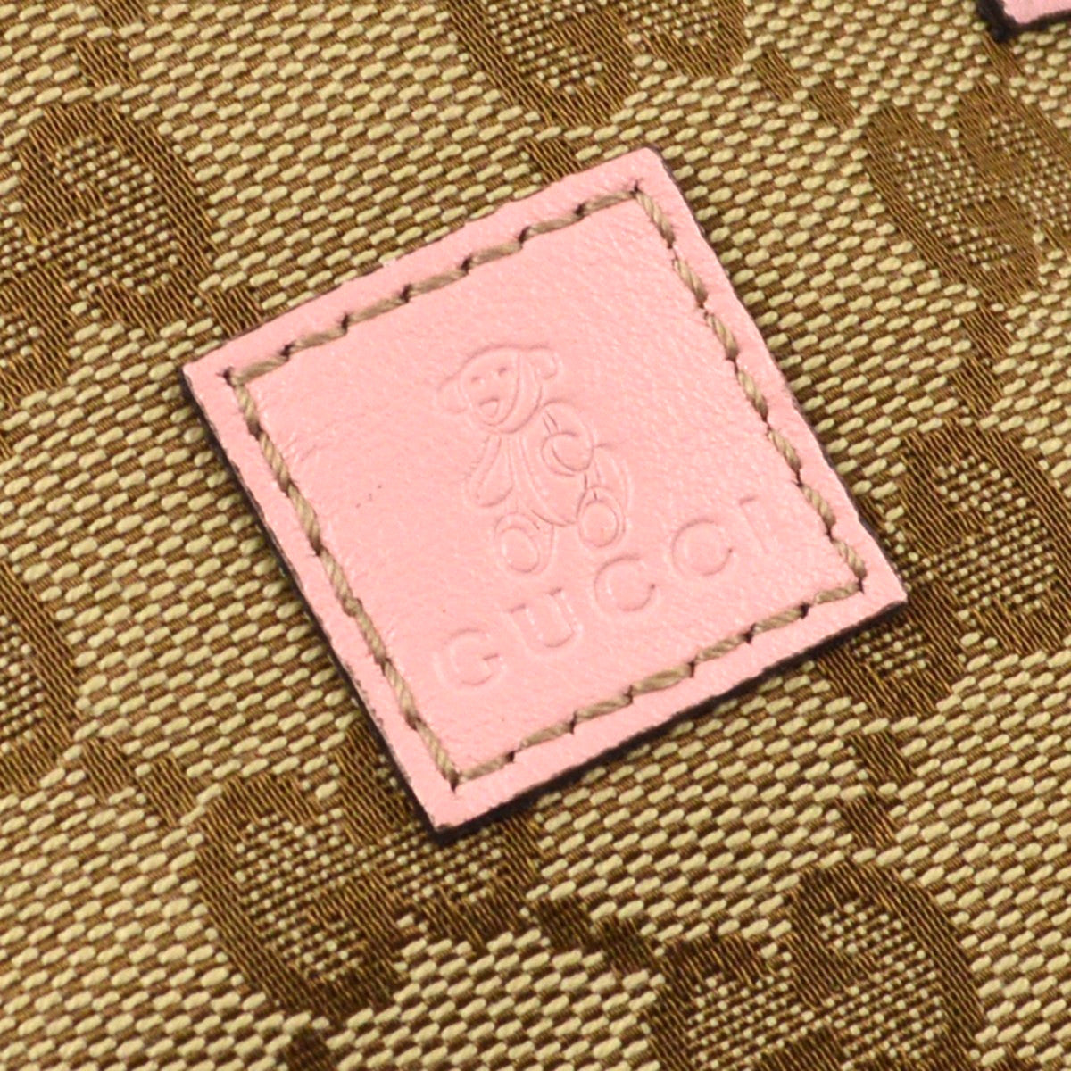 Gucci Kid's Web GG Canvas, Beige, Canvas, Tote Bag