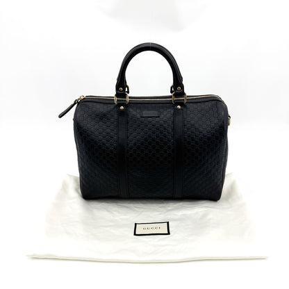 Gucci Joy Boston Microguccissima Leather, Black, Leather, Handbag