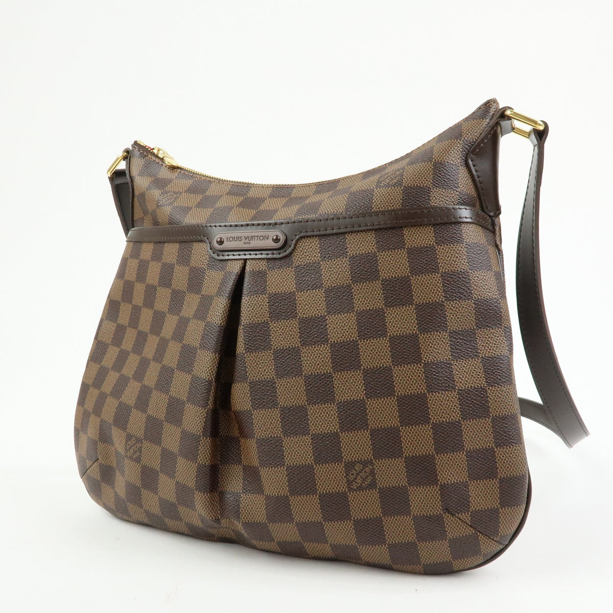 Louis Vuitton Bloomsbury Damier, Brown, Canvas, Shoulder Bag