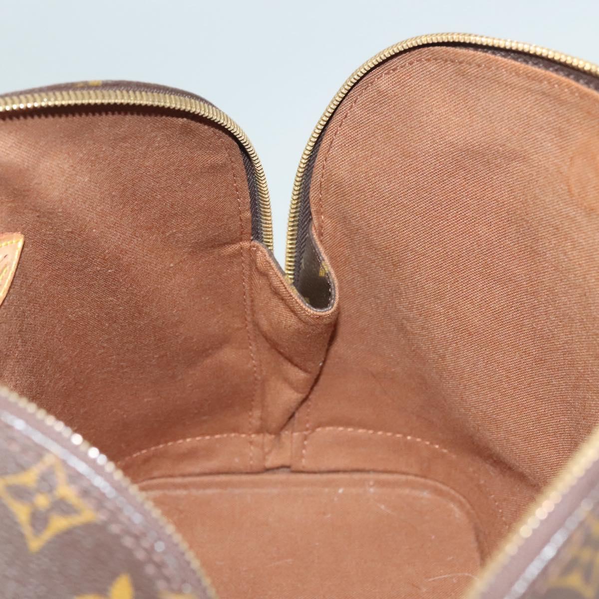 Louis Vuitton Alma Handbag Monogram Canvas, BROWN, CANVAS, Handbag