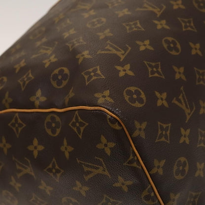 Louis Vuitton Keepall Bag Monogram Canvas, BROWN, CANVAS, Travel bag