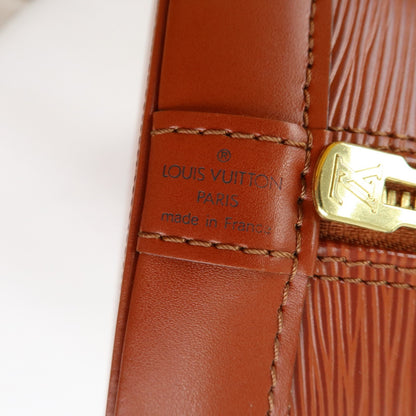 Louis Vuitton Alma Epi Leather, Brown, Leather, Handbag