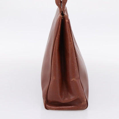Salvatore Ferragamo Vala tote Embossed Leather, Brown, Leather, Tote Bag