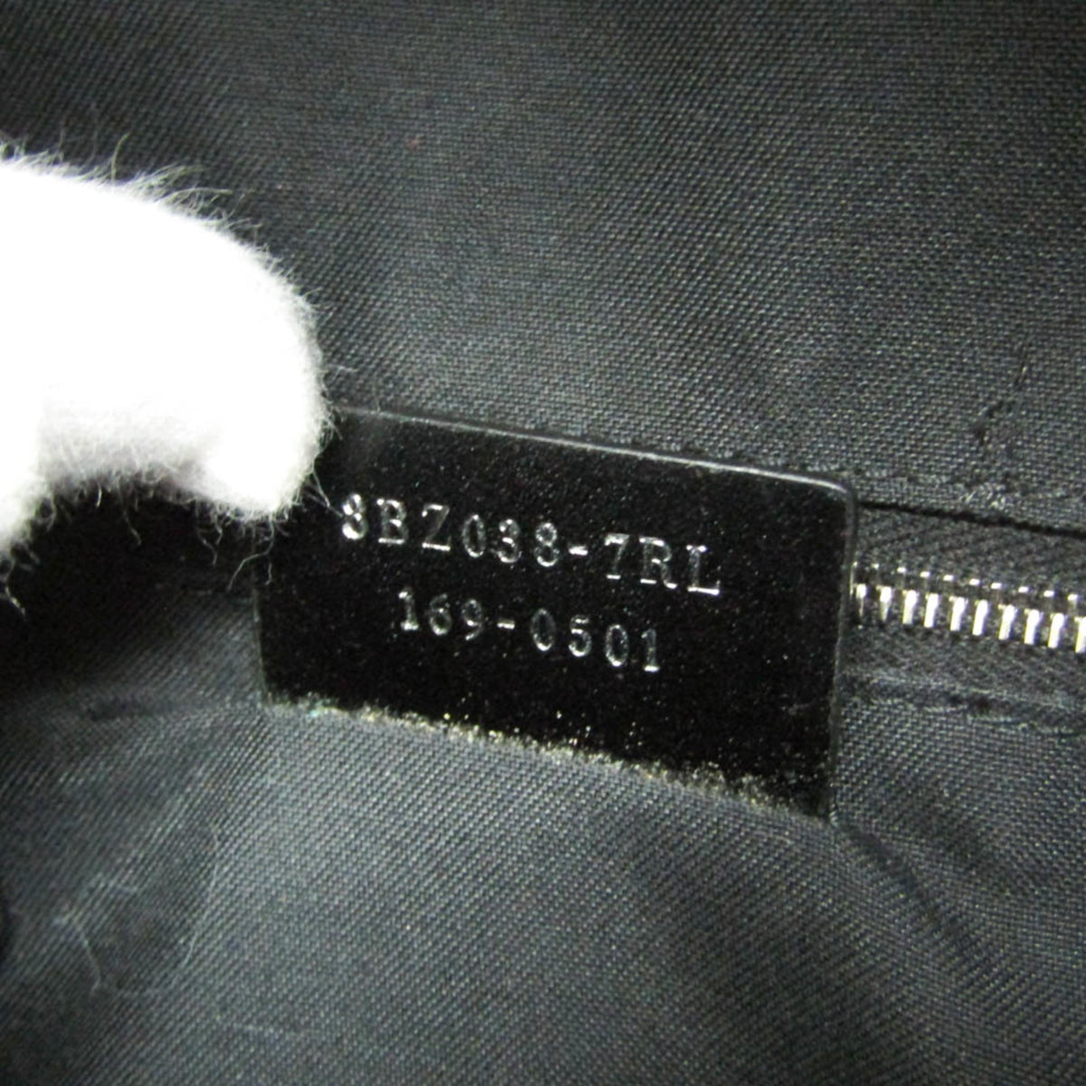 Fendi By The Way Leather with Crystals, Black, Leather, Backpack