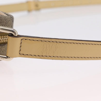 Gucci Front Zip GG Canvas, Beige, Canvas, Crossbody Bag