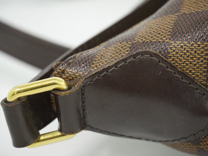 Louis Vuitton Bloomsbury Damier Ebene, Brown, Canvas, Shoulder Bag
