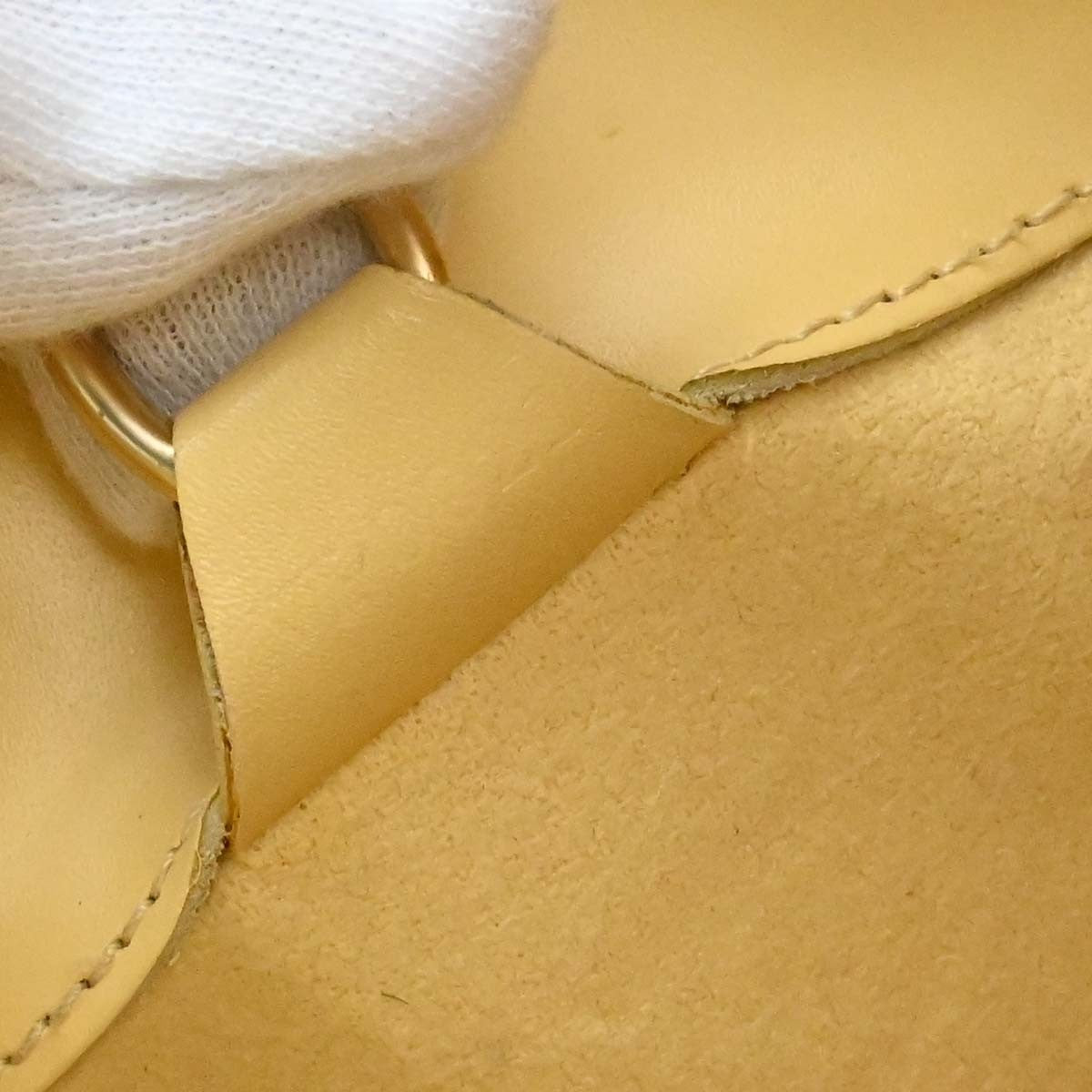 Louis Vuitton Noctambule Epi Leather, Yellow, Leather, Handbag