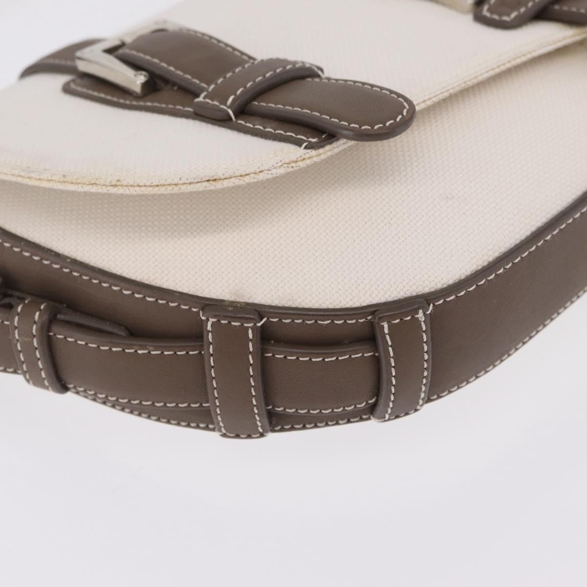 Loewe Shoulder bag Canvas, White, Canvas, Shoulder Bag