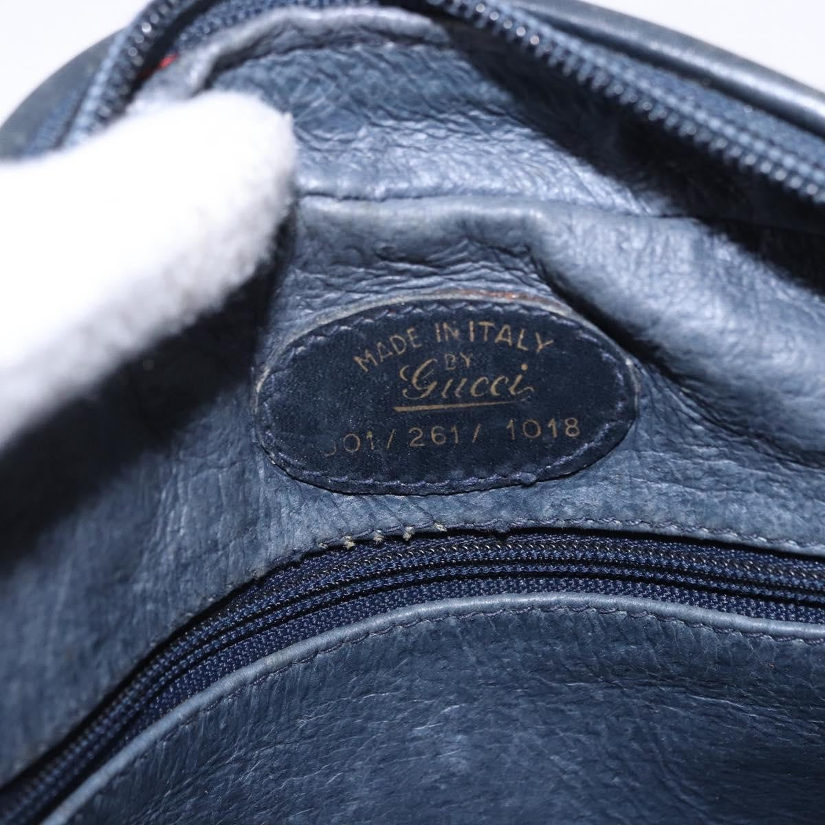 Gucci Micro GG Canvas Canvas, Navy, Canvas, Shoulder Bag