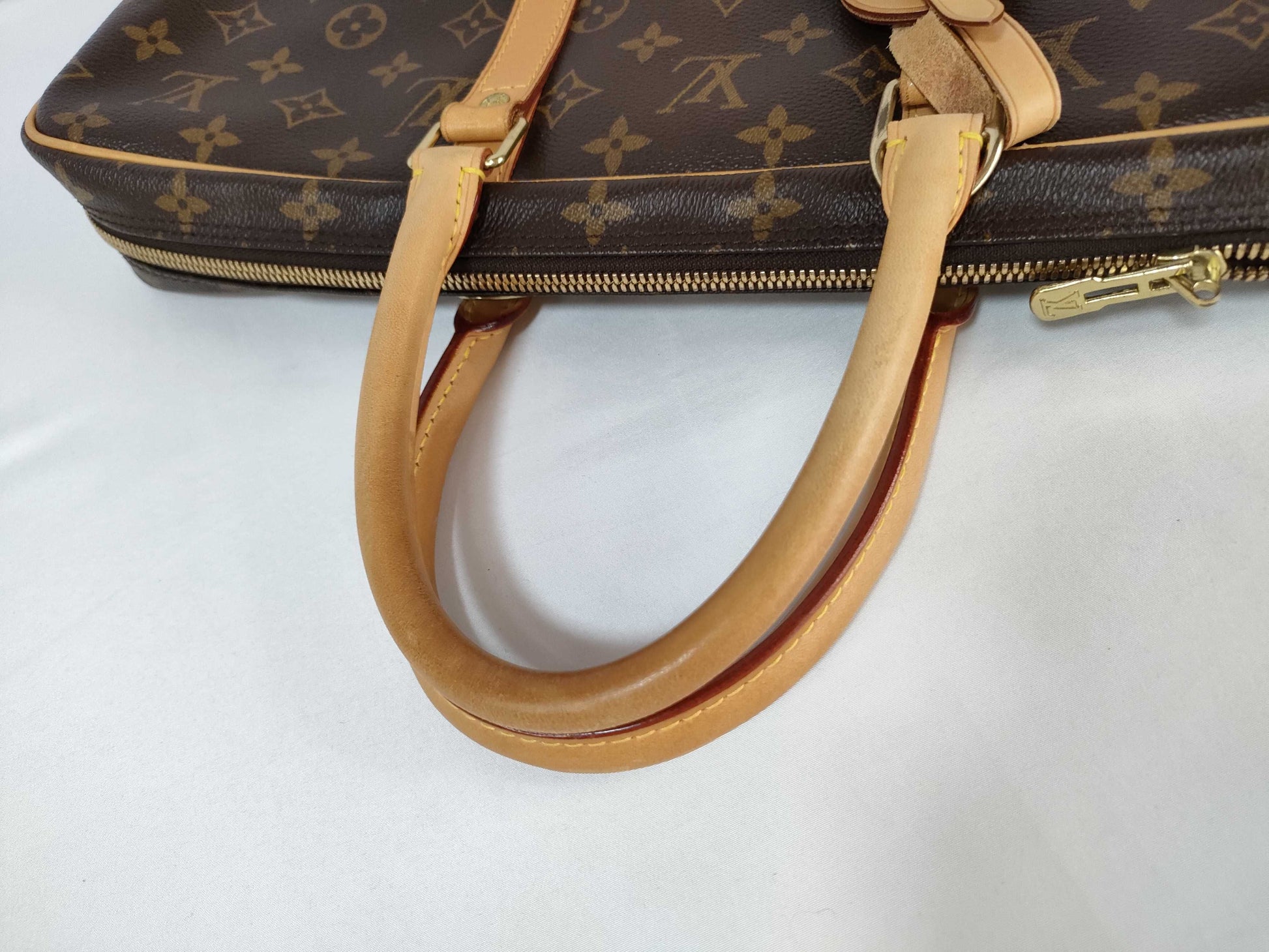 Louis Vuitton Porte-Documents Voyage Briefcase Monogram Canvas, Brown, Canvas, Briefcase
