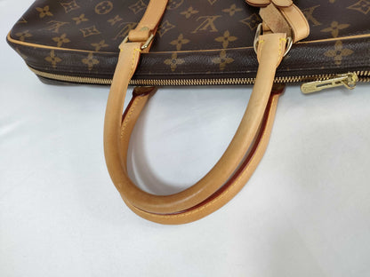 Louis Vuitton Porte-Documents Voyage Briefcase Monogram Canvas, Brown, Canvas, Briefcase