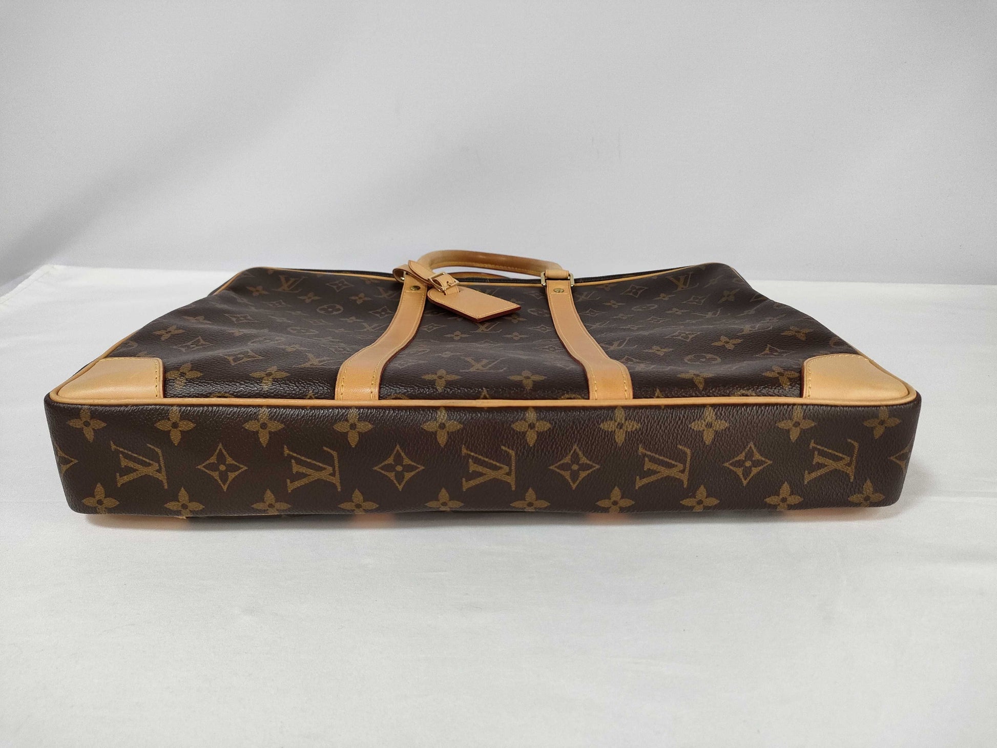 Louis Vuitton Porte-Documents Voyage Briefcase Monogram Canvas, Brown, Canvas, Briefcase