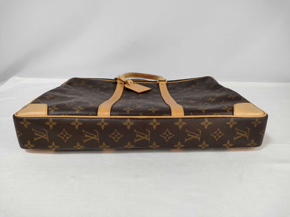 Louis Vuitton Porte-Documents Voyage Briefcase Monogram Canvas, Brown, Canvas, Briefcase