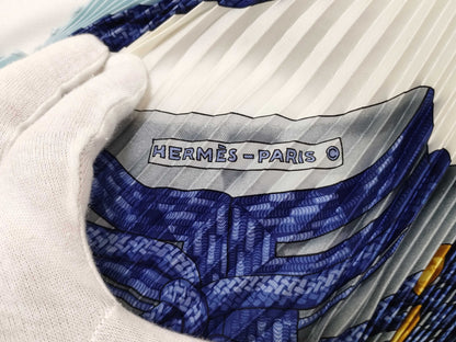 Hermes Regate Scarf Permabrass, Multicolour, Silk, Scarf