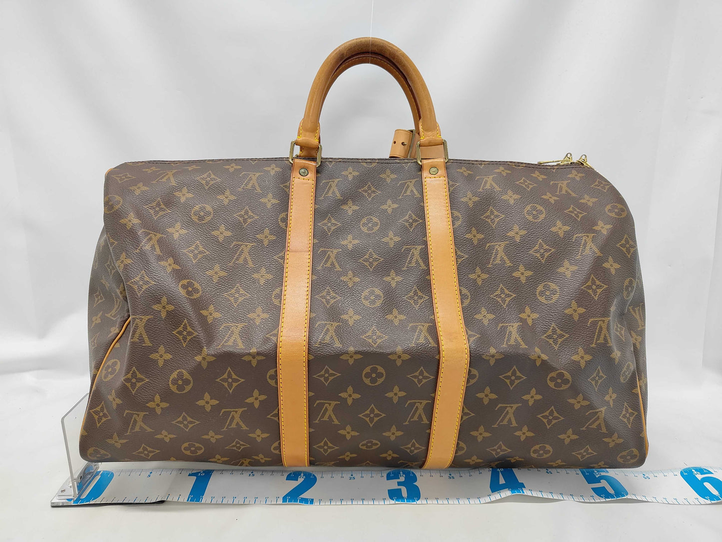 Louis Vuitton Keepall Bag Monogram Canvas, Brown, Canvas, Travel Bag
