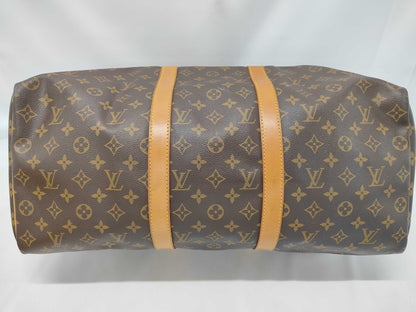 Louis Vuitton Keepall Bag Monogram Canvas, Brown, Canvas, Travel Bag