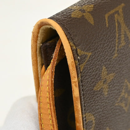 Louis Vuitton Twin Monogram Canvas, Brown, Canvas, Clutch