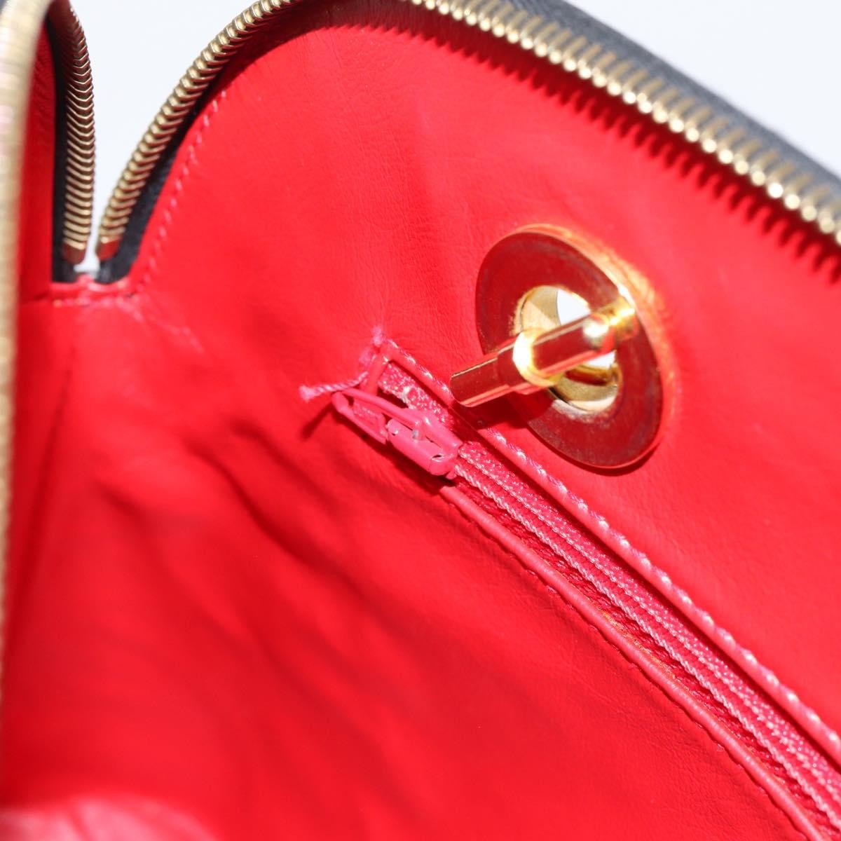 Celine Shoulder Leather, Black, Leather, Shoulder Bag
