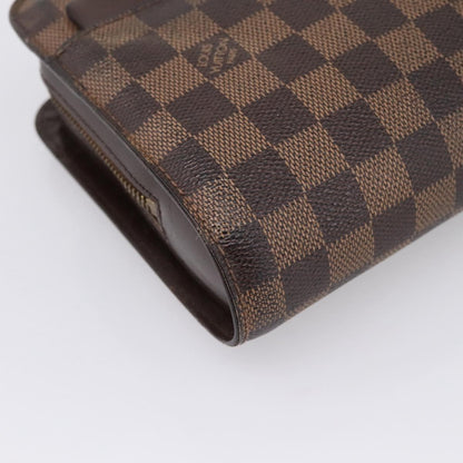 Louis Vuitton Pochette Saint Louis Damier, Brown, Canvas, Clutch