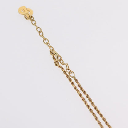 Christian Dior Vintage CD Heart Pendant Metal, Gold, Metal, Necklace