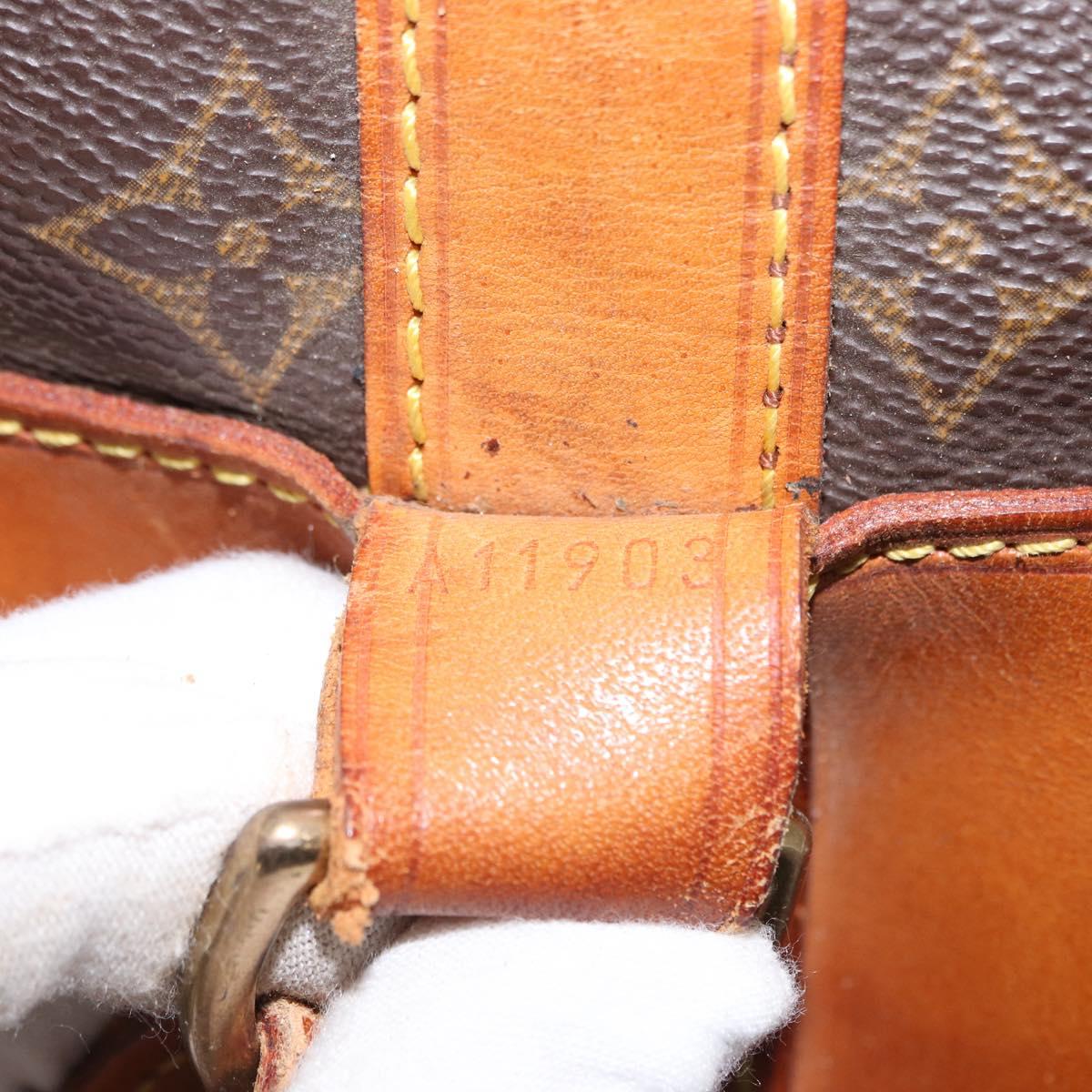 Louis Vuitton Randonnee Pochette Monogram Coated Canvas, BROWN, CANVAS, Handbag