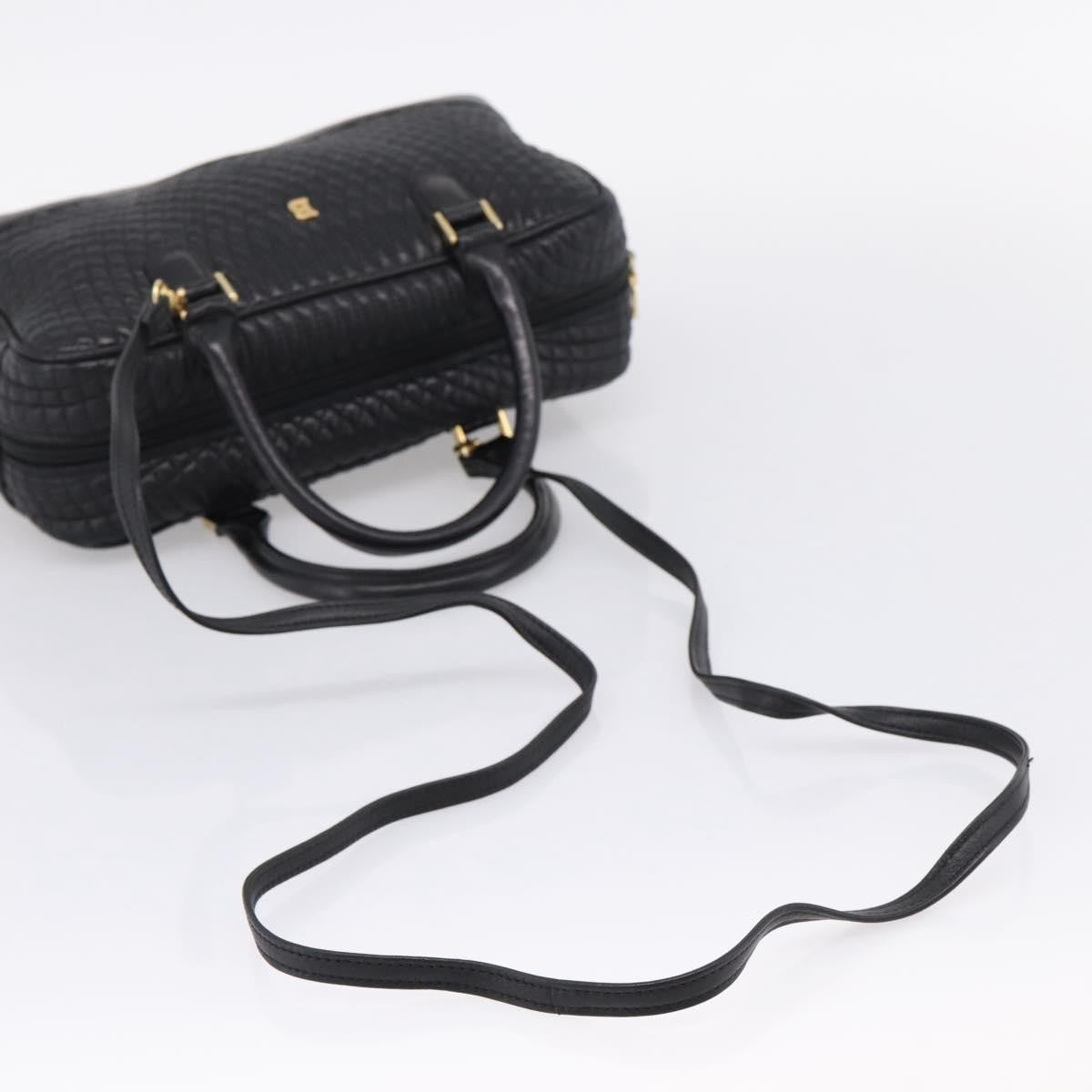 Bally Handbag Leather, Black, Leather, Handbag