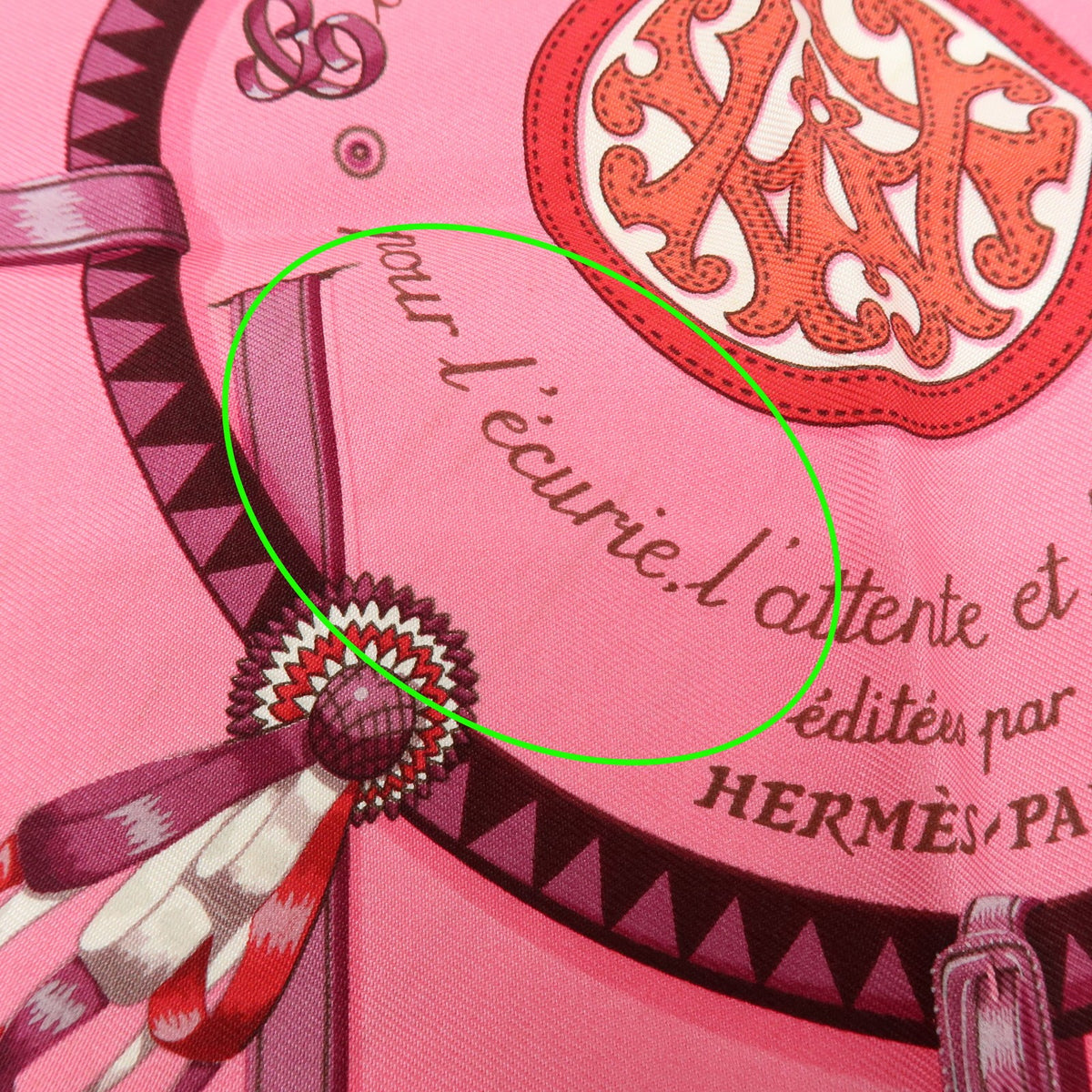 Hermes Carré 42 Silk, Pink, Silk, Scarf