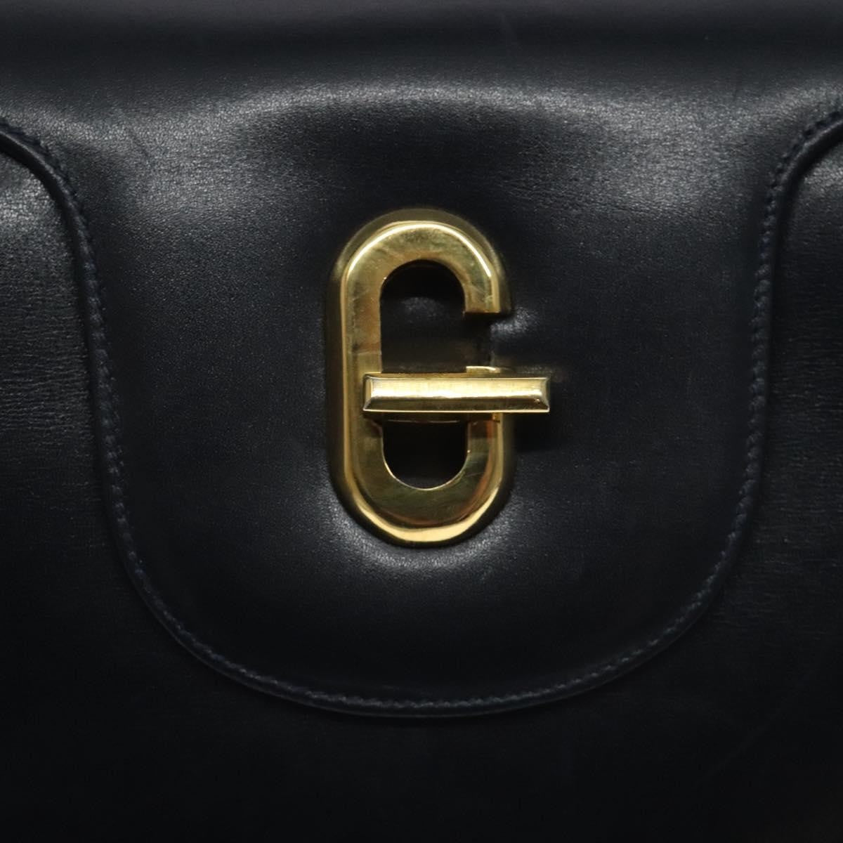Gucci D-Ring leather, Navy, Leather, Handbag