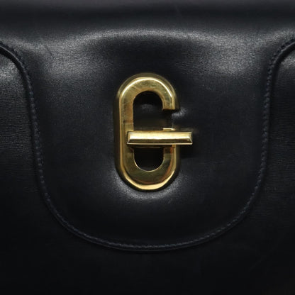 Gucci D-Ring leather, Navy, Leather, Handbag