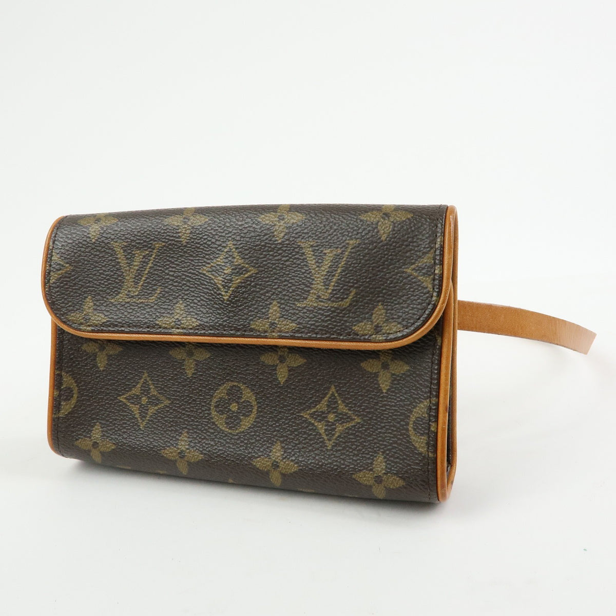 Louis Vuitton Florentine Waist Monogram Canvas, Brown, Canvas, Handbag