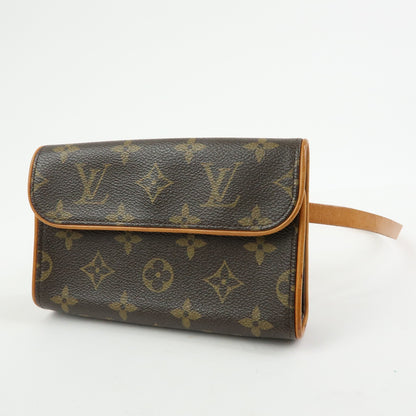Louis Vuitton Florentine Waist Monogram Canvas, Brown, Canvas, Handbag