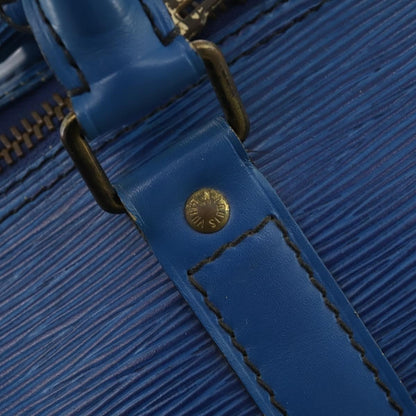 Louis Vuitton Keepall Epi Leather, Blue, Leather, Travel Bag